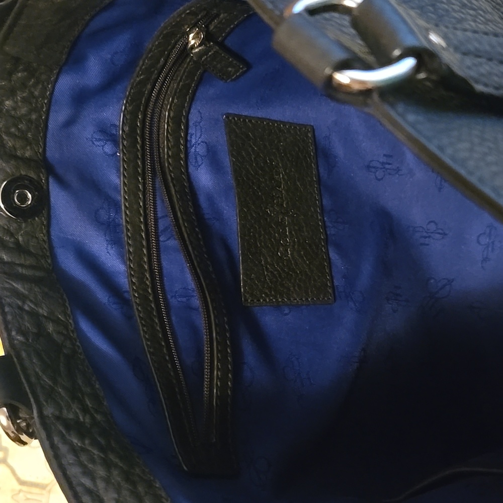 Cole Haan Black Leather Tote - Picture 10 of 16